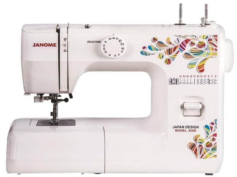 8300 JANOME چرخ خیاطی ژانومه چرخ گلدوزی