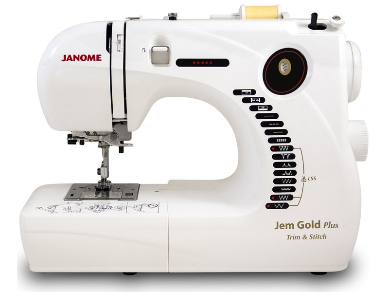 Jem Gold JANOME چرخ خیاطی ژانومه چرخ گلدوزی